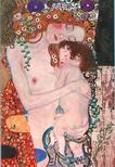 Pannónia Nyomda Zrt. - Gustav Klimt képeslap - Die drei Lebensalter/A három életkor 1905
