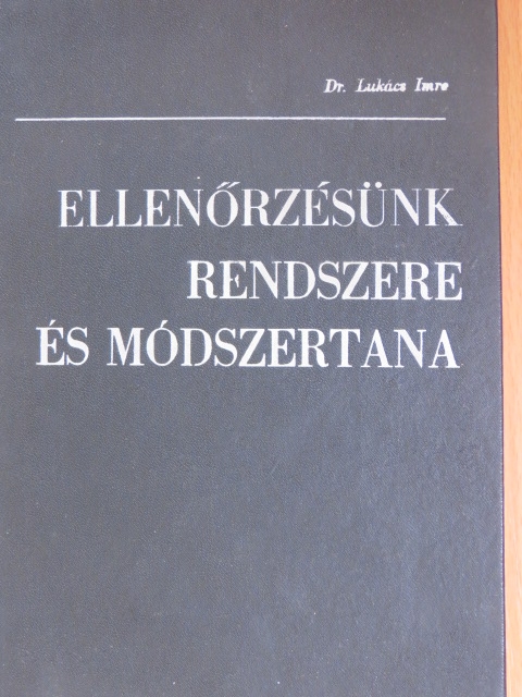 Dr. Lukács Imre - Ellenőrzésünk rendszere és módszertana [antikvár]