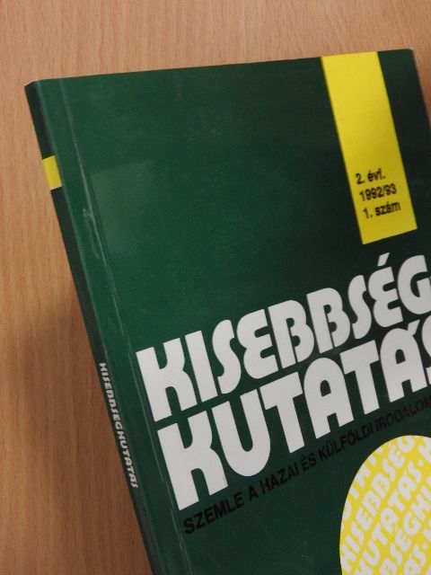 Alexander Ritter - Kisebbségkutatás 1992-93/1. [antikvár]