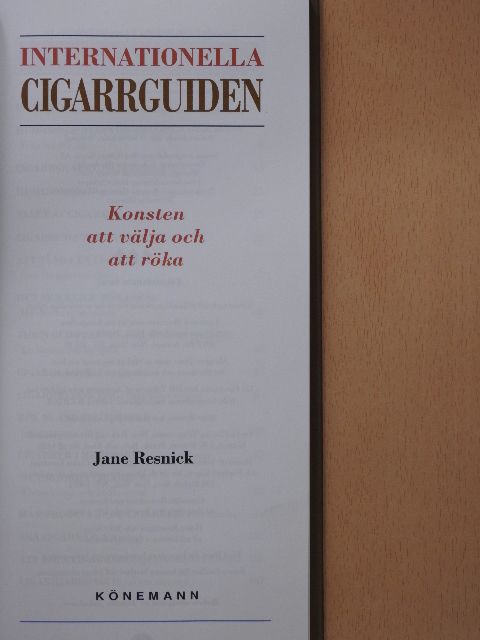 Jane Resnick - Internationella Cigarrguiden  [antikvár]