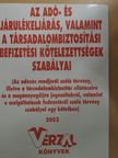 Dr. Varga Árpád József - Az adó- és járulékeljárás, valamint a társadalombiztosítási befizetési kötelezettségek szabályai [antikvár]