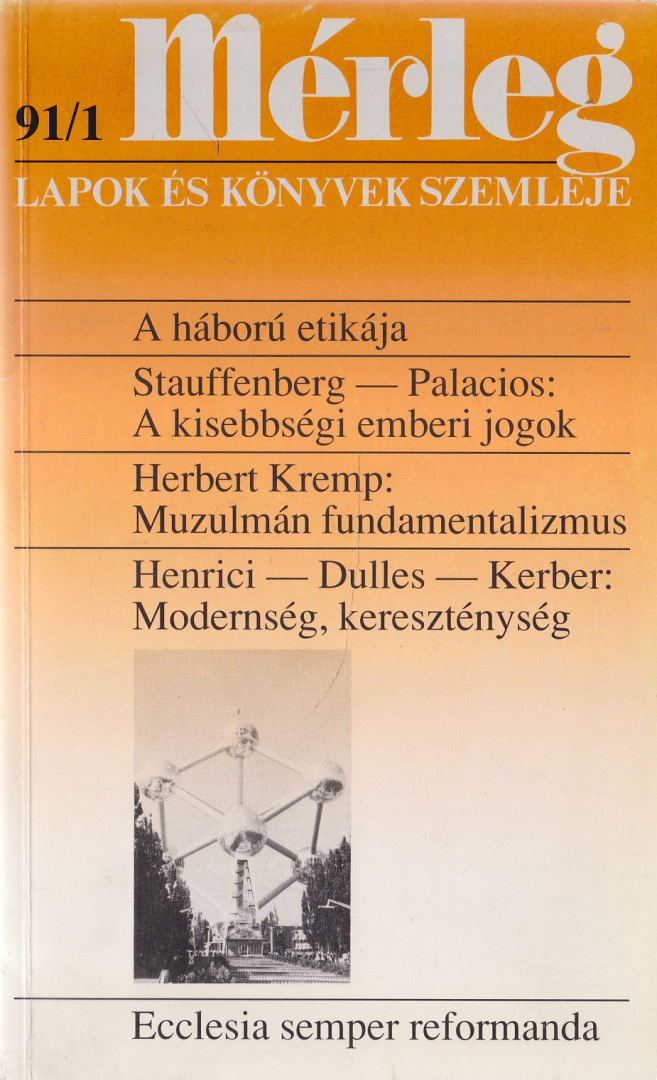 Boór János - Mérleg 1991/1 [antikvár]