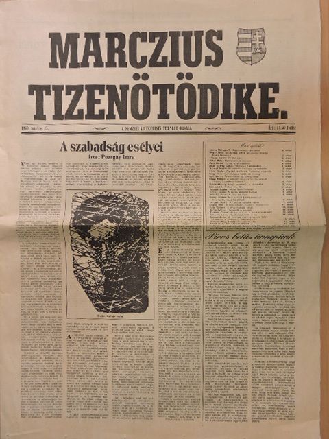 Ágh Attila - Marczius tizenötödike [antikvár]
