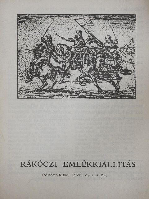 Rákóczi emlékkiállítás [antikvár]