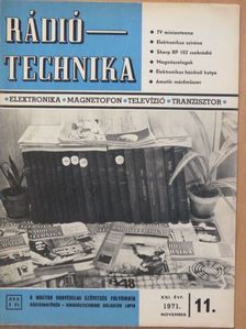 Rádiótechnika 1971. november [antikvár]