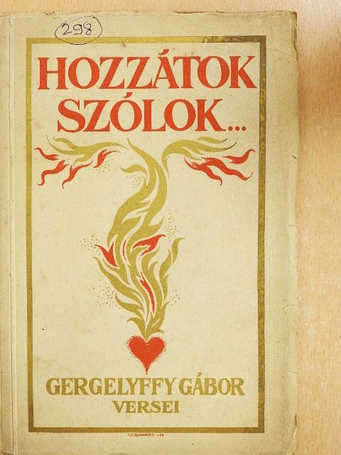 Gergelyffy Gábor - Hozzátok szólok [antikvár]