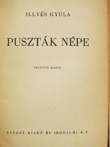Illyés Gyula - Puszták népe [antikvár]
