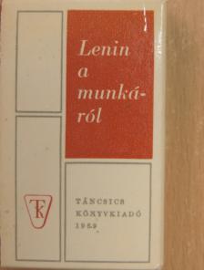 Lenin - Lenin a munkáról (minikönyv) [antikvár]