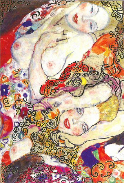 Pannónia Nyomda Zrt. - Gustav Klimt képeslap - Die Braut/a menyasszony 1917/18