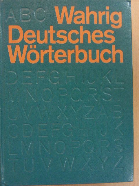 Gerhard Wahrig - Deutsches Wörterbuch [antikvár]