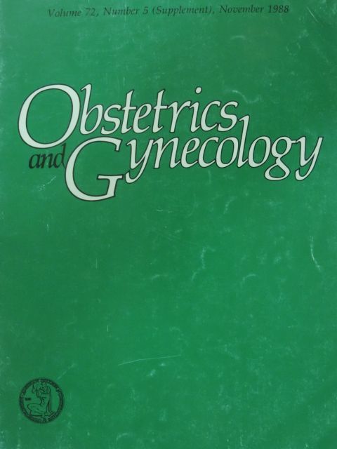 Bruce Ettinger - Obstetrics and Gynecology November 1988 [antikvár]