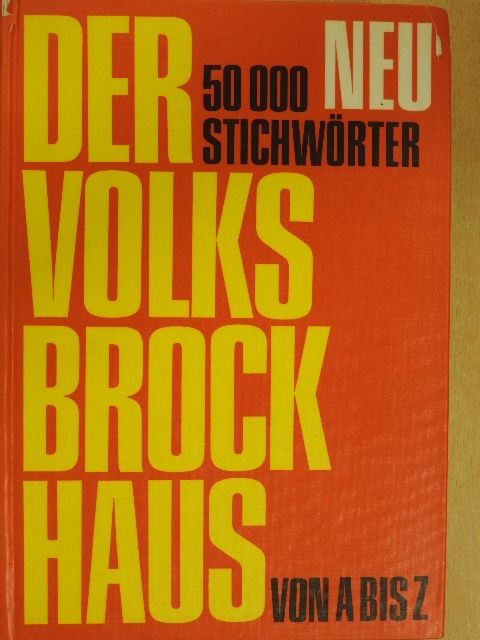 Der Volks Brockhaus A-Z [antikvár]