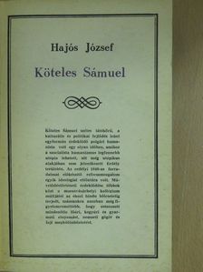 Hajós József - Köteles Sámuel (dedikált példány) [antikvár]