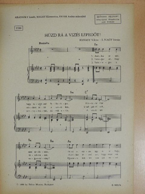 Havasy Viktor - Húzd rá a vizes lepedőt! [antikvár]