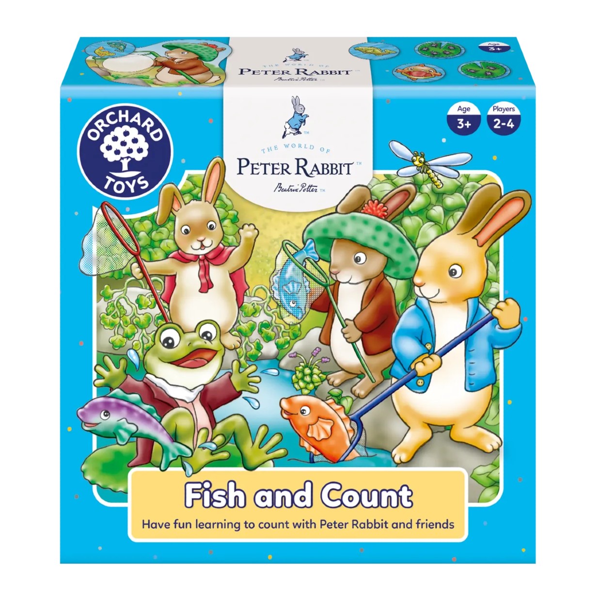 17385 - Nyúl Péter, Horgássz és számlálj / Fishing & Count / Orchard / Peter Rabbit™