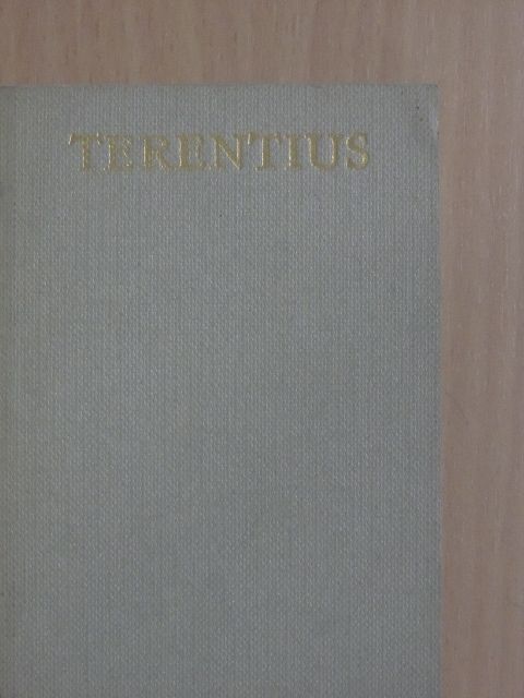 Trencsényi-Waldapfel Imre - Terentius [antikvár]