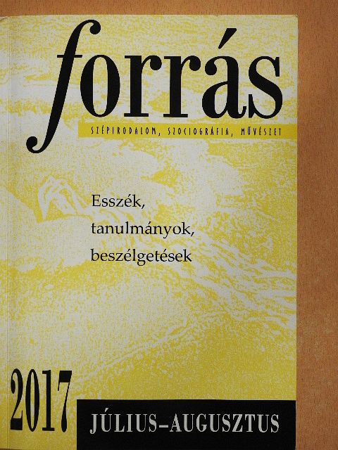 A. Gergely András - Forrás 2017. július-augusztus [antikvár]