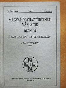 Adriányi Gábor - Magyar Egyháztörténeti Vázlatok 1997/3-4. [antikvár]
