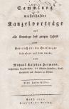 Michael Kajetan Hermann - Sammlung musterhafter Kanzelvorträge [antikvár]