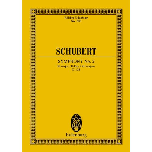 Franz Schubert - SYMPHONY NO.2 B-DUR D 125 TASCHENPARTITUR