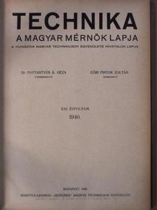 Bory Jenő - Technika 1940. (nem teljes évfolyam) [antikvár]