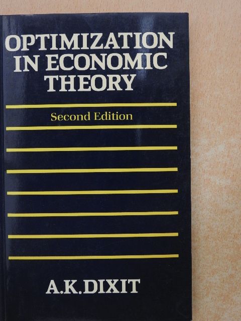 Avinash K. Dixit - Optimization in Economic Theory [antikvár]