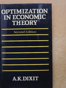 Avinash K. Dixit - Optimization in Economic Theory [antikvár]