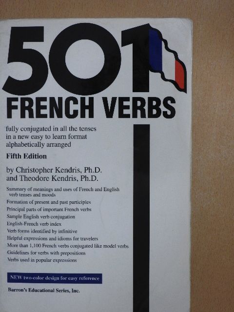 Christopher Kendris - 501 French Verbs [antikvár]
