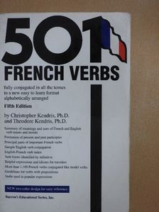 Christopher Kendris - 501 French Verbs [antikvár]