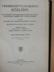 Berget Alfonz - Természettudományi Közlöny 1912. január-december [antikvár]