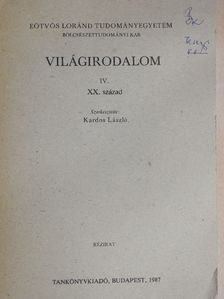 B. Mészáros Vilma - Világirodalom IV. [antikvár]