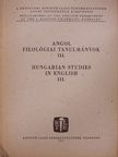 Charlotte Kretzoi - Angol filológiai tanulmányok III. [antikvár]