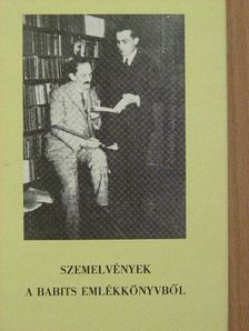 Szemelvények a Babits emlékkönyvből [antikvár]