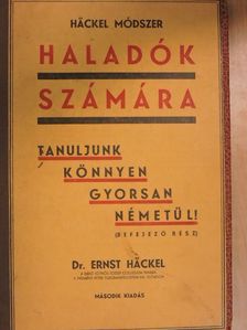 Dr. Ernst Häckel - Tanuljunk könnyen, gyorsan németül! [antikvár]