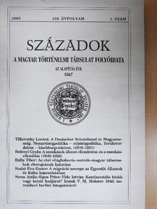 Balla Tibor - Századok 2005/1. [antikvár]
