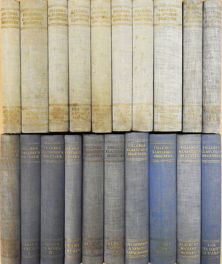 Alexandre Dumas - "20 kötet a Filléres Klasszikus Regények sorozatból (nem teljes sorozat)" [antikvár]
