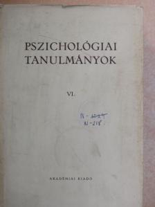 Adorjáni Csaba - Pszichológiai tanulmányok VI. [antikvár]