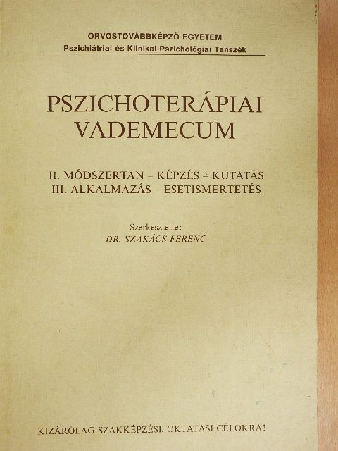 Ajkai Klára - Pszichoterápiai vademecum II-III. [antikvár]