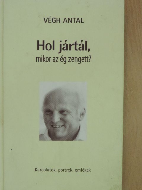 Végh Antal - Hol jártál, mikor az ég zengett? [antikvár]