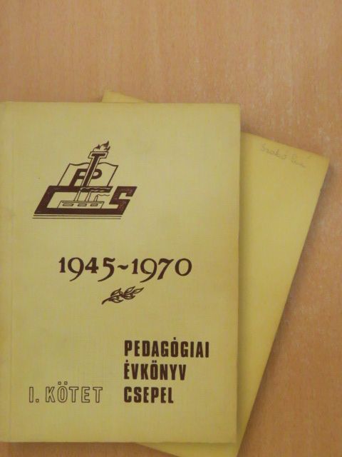 Dános Valérné - Pedagógiai évkönyv - Csepel I-II. [antikvár]