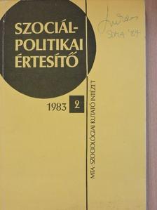 Dr. Bobvos Pálné - Szociálpolitikai értesítő 1983/2. [antikvár]