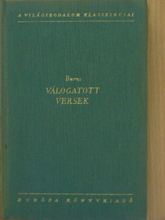 Burns - Válogatott versek [antikvár]