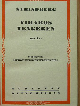 Strindberg - Viharos tengeren [antikvár]