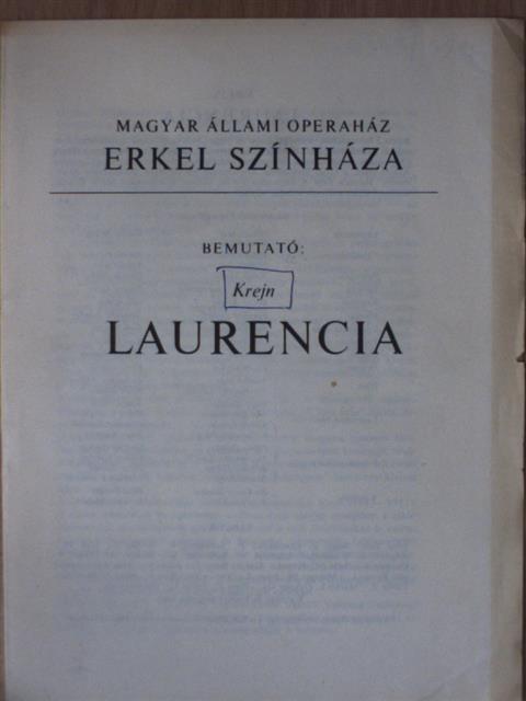 Krejn: Laurencia [antikvár]