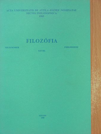 Dr. Kocsondi András - Filozófia XXVIII. [antikvár]