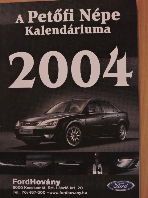 Ady Endre - A Petőfi Népe Kalendáriuma 2004 [antikvár]