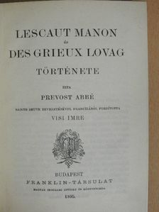 France Anatol - Lescaut Manon és Des Grieux lovag története/Thais [antikvár]