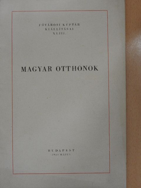Magyar otthonok [antikvár]