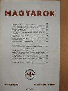 Jankovics Ferenc - Magyarok 1947. (nem teljes évfolyam) [antikvár]