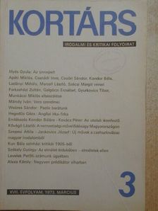Alexa Károly - Kortárs 1973. március [antikvár]
